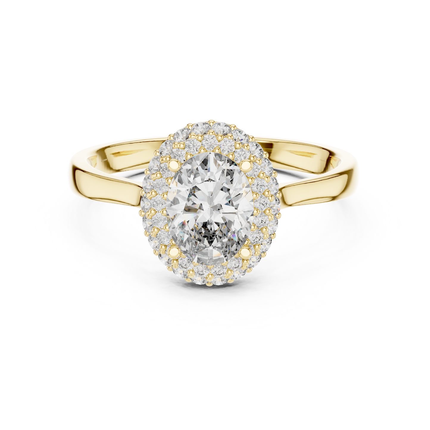 Oval Halo Diamond Engagement Ring | Trending Engagement Ring