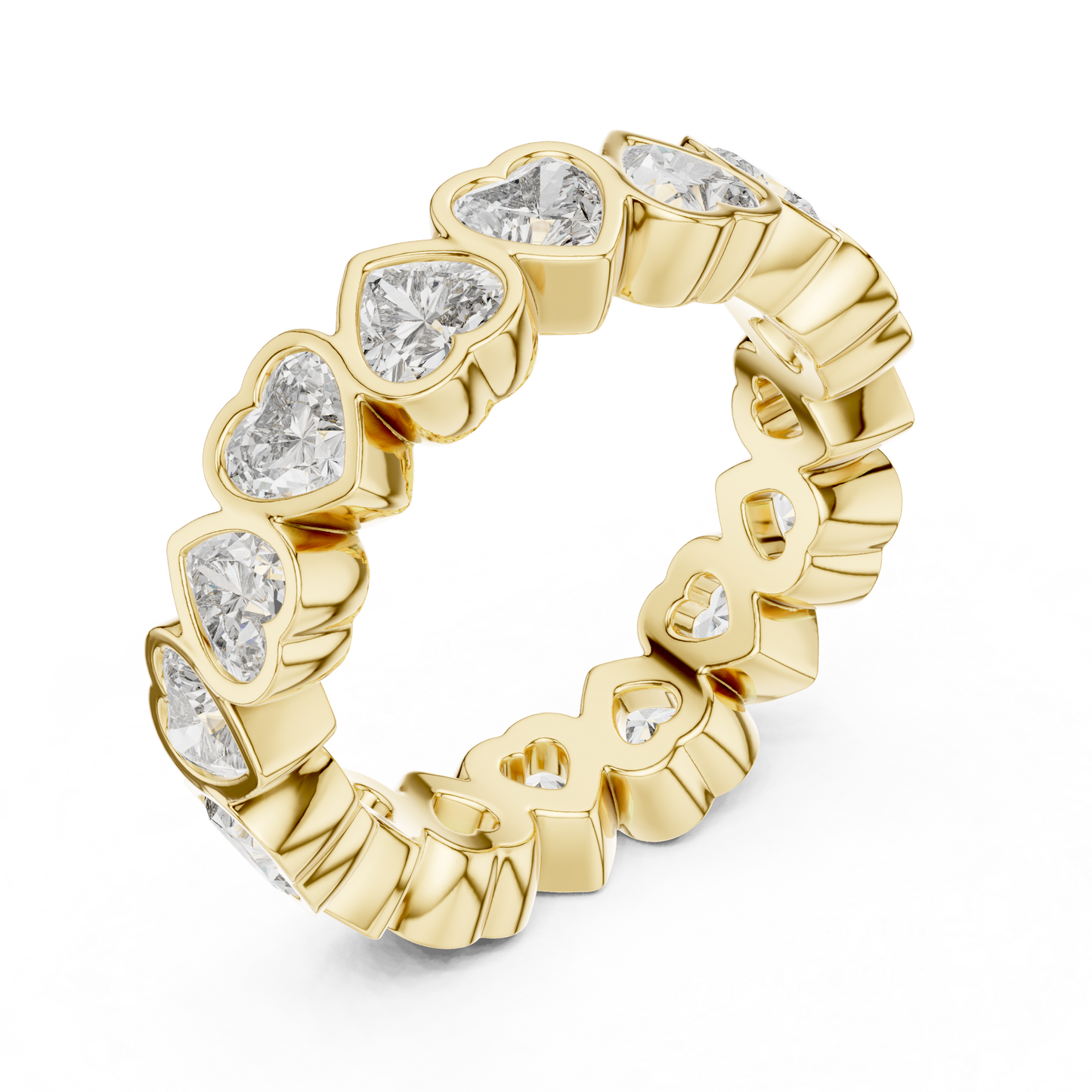 Heart-Shaped Diamond Heart Ring | Romantic Fine Jewelry