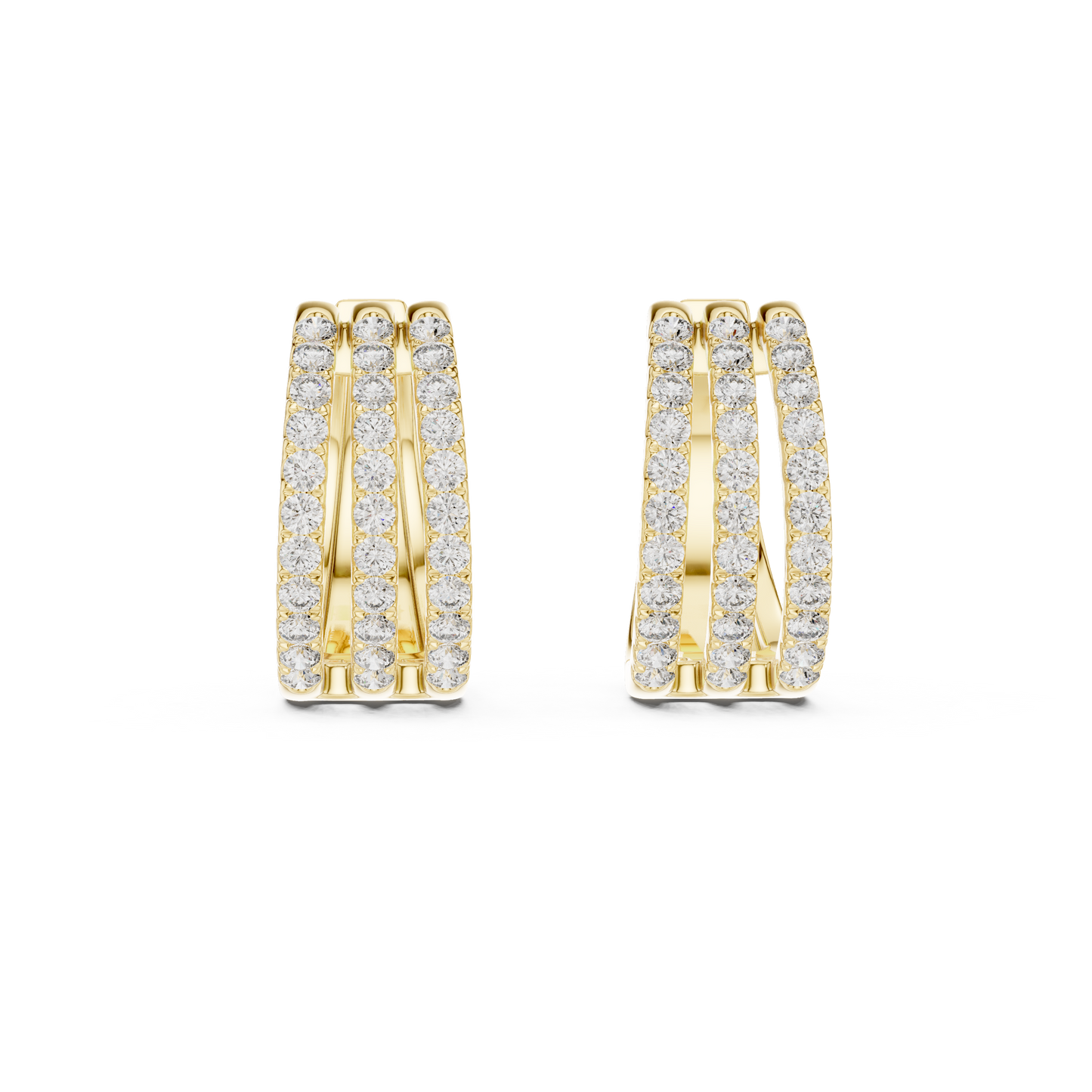 Diamond Hoop Earrings | Lab-Grown Diamond Hoops