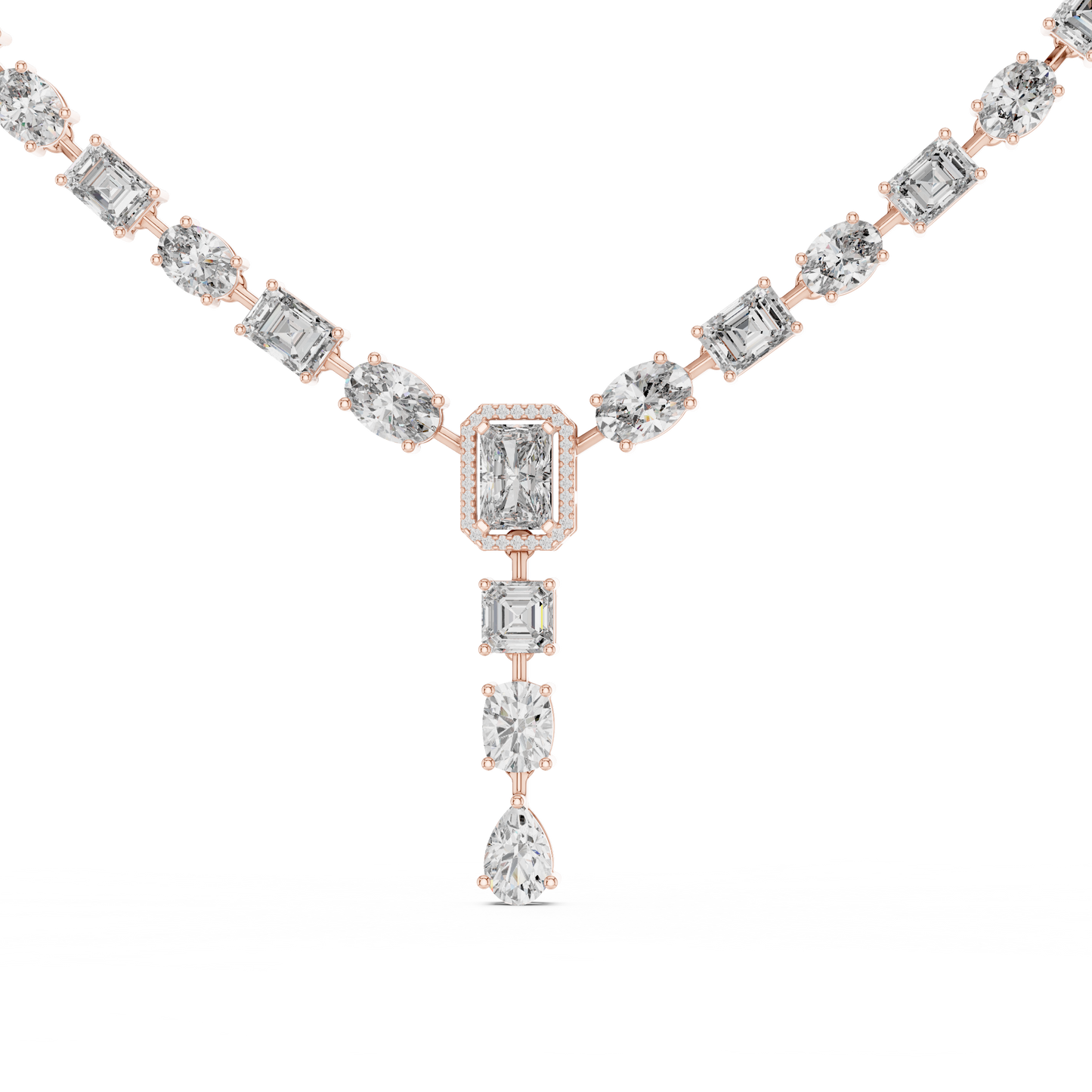 Luxe Epilogue Y Diamond Necklace | Lab-Grown CVD Type IIA Diamonds