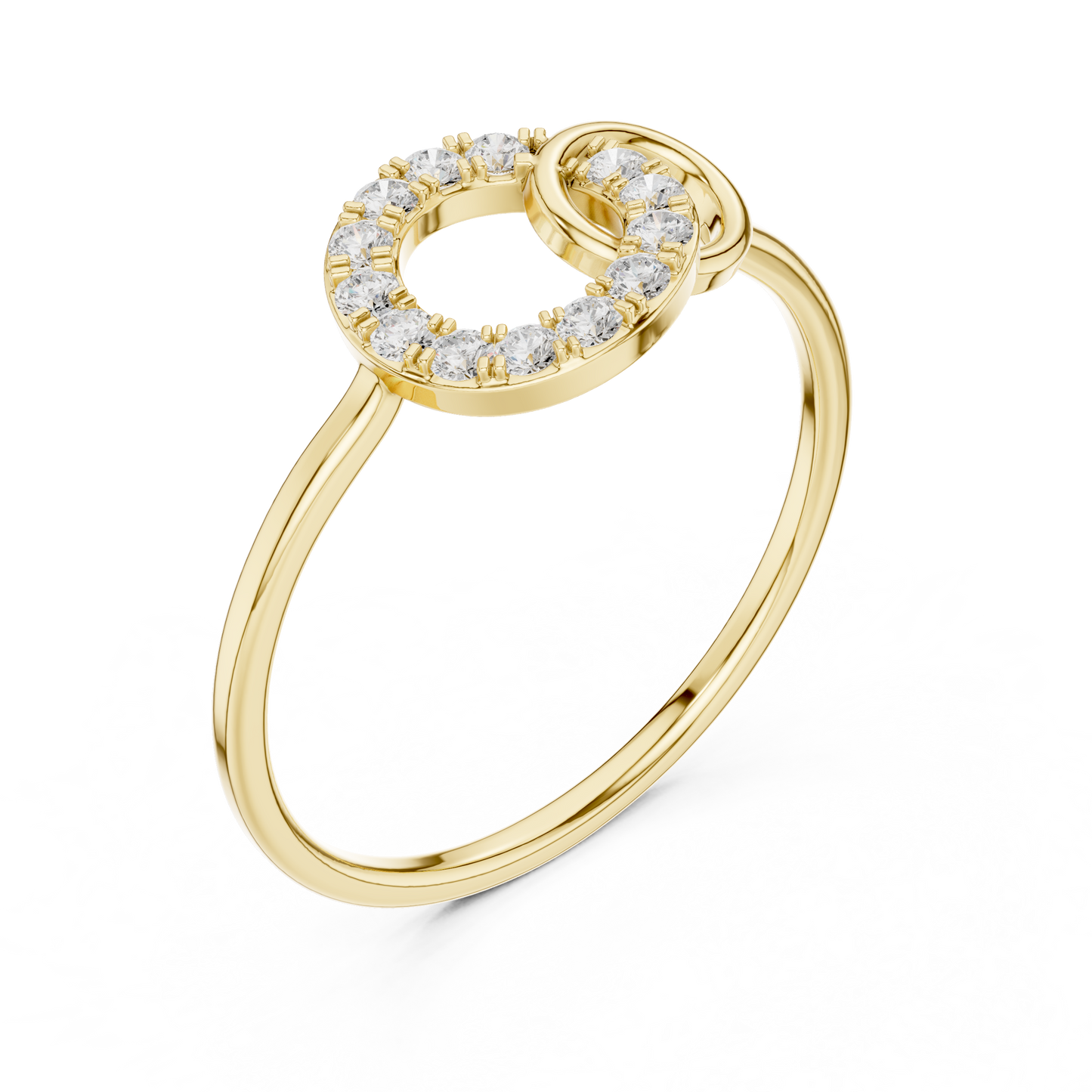 Eternal Bond Diamond Ring | Interlocking Circles of Forever