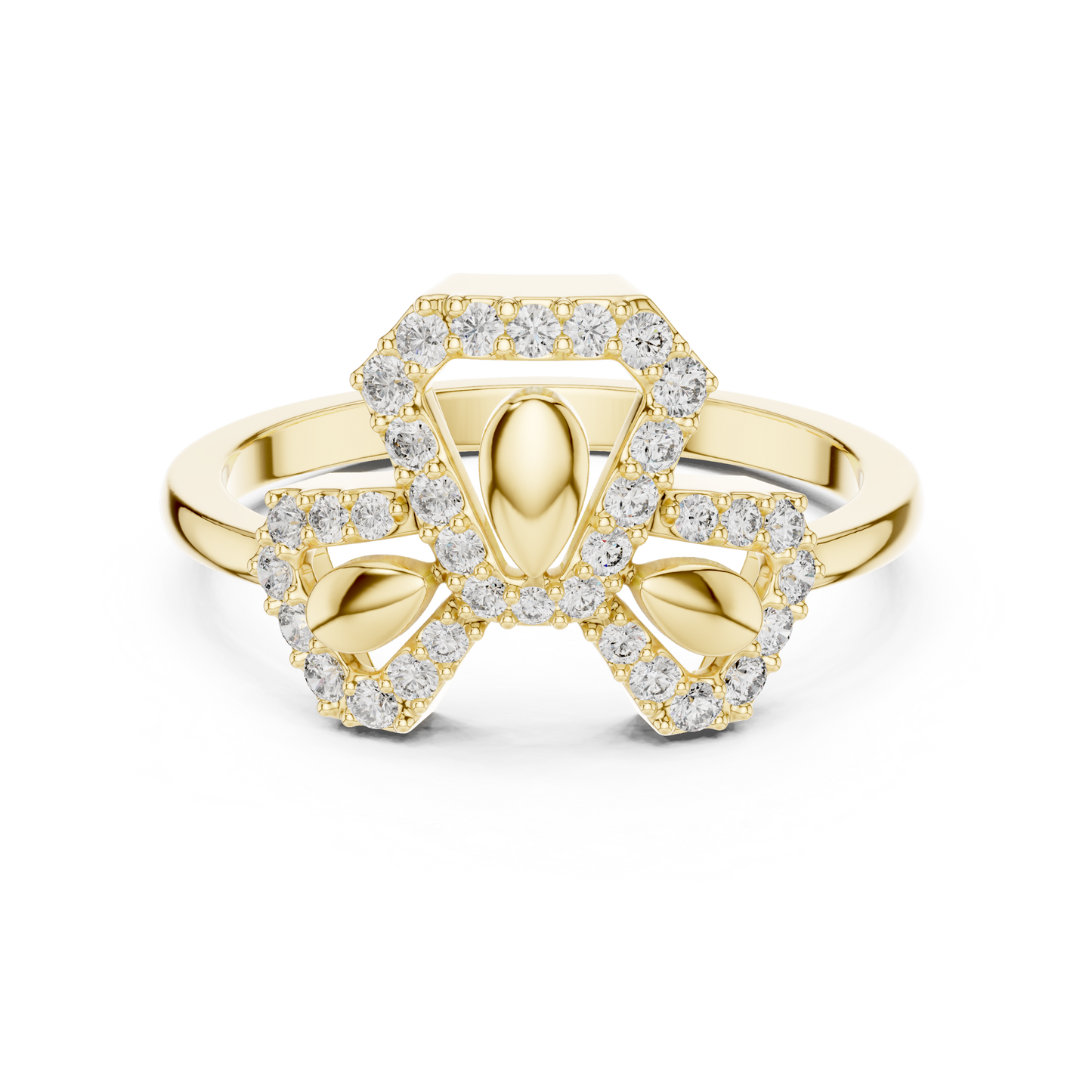 Round Lab-Grown Diamond Ring | Timeless Brilliant Elegance