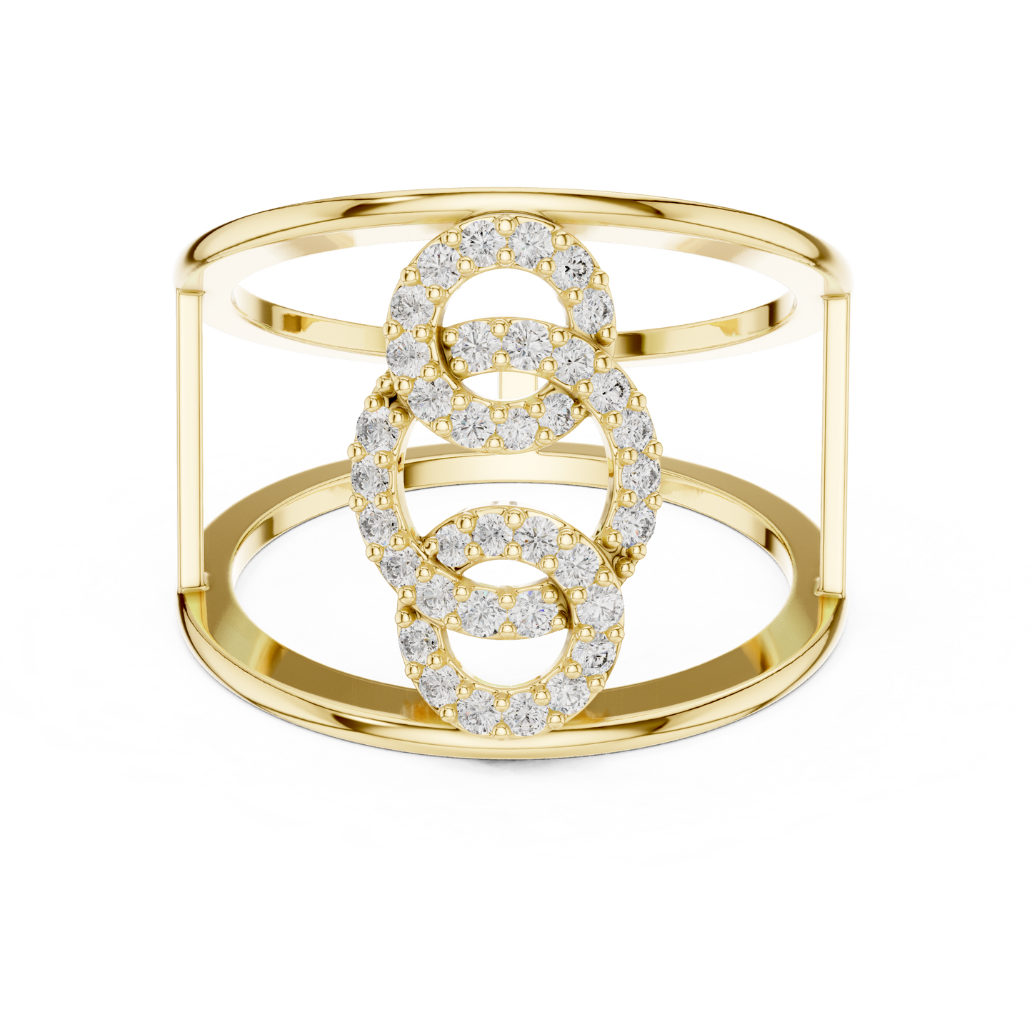 Engagement Round Diamond Band | Timeless Symbol of Love