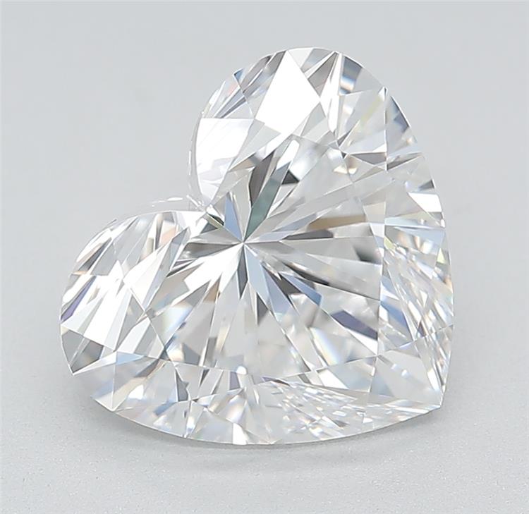 Heart cut lab-grown diamond CVD HPHT VVS VS quality