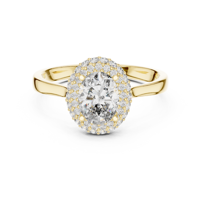 Oval Halo Diamond Engagement Ring | Trending Engagement Ring