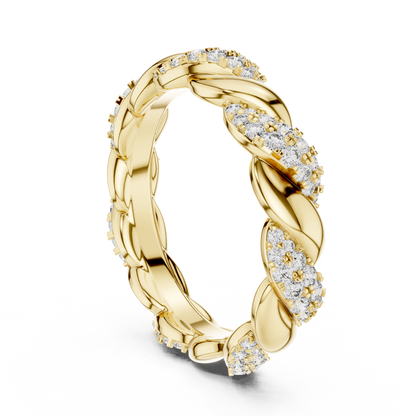 Cuban Link Chain Ring | Bold Luxury Statement Band
