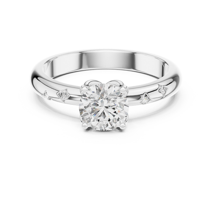 Dazzling Petals of Forever Lab-Grown Diamond Ring | Galaxy Petals Design