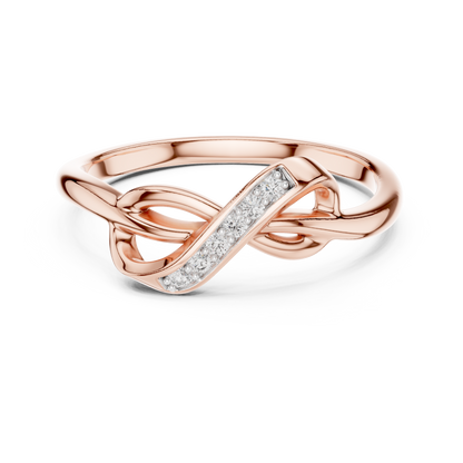 Silver Pavé Infinity Ring | Love Without Limits