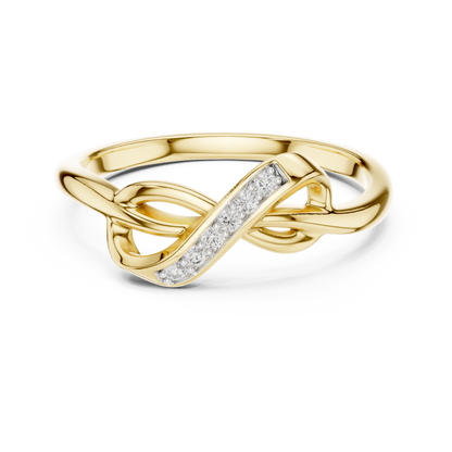 Silver Pavé Infinity Ring | Love Without Limits