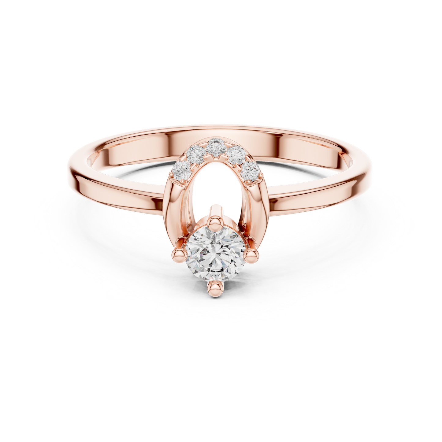 Horseshoe Engagement Ring | Symbol of Luck & Timeless Love