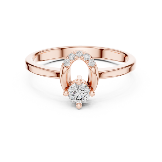 Horseshoe Engagement Ring | Symbol of Luck & Timeless Love