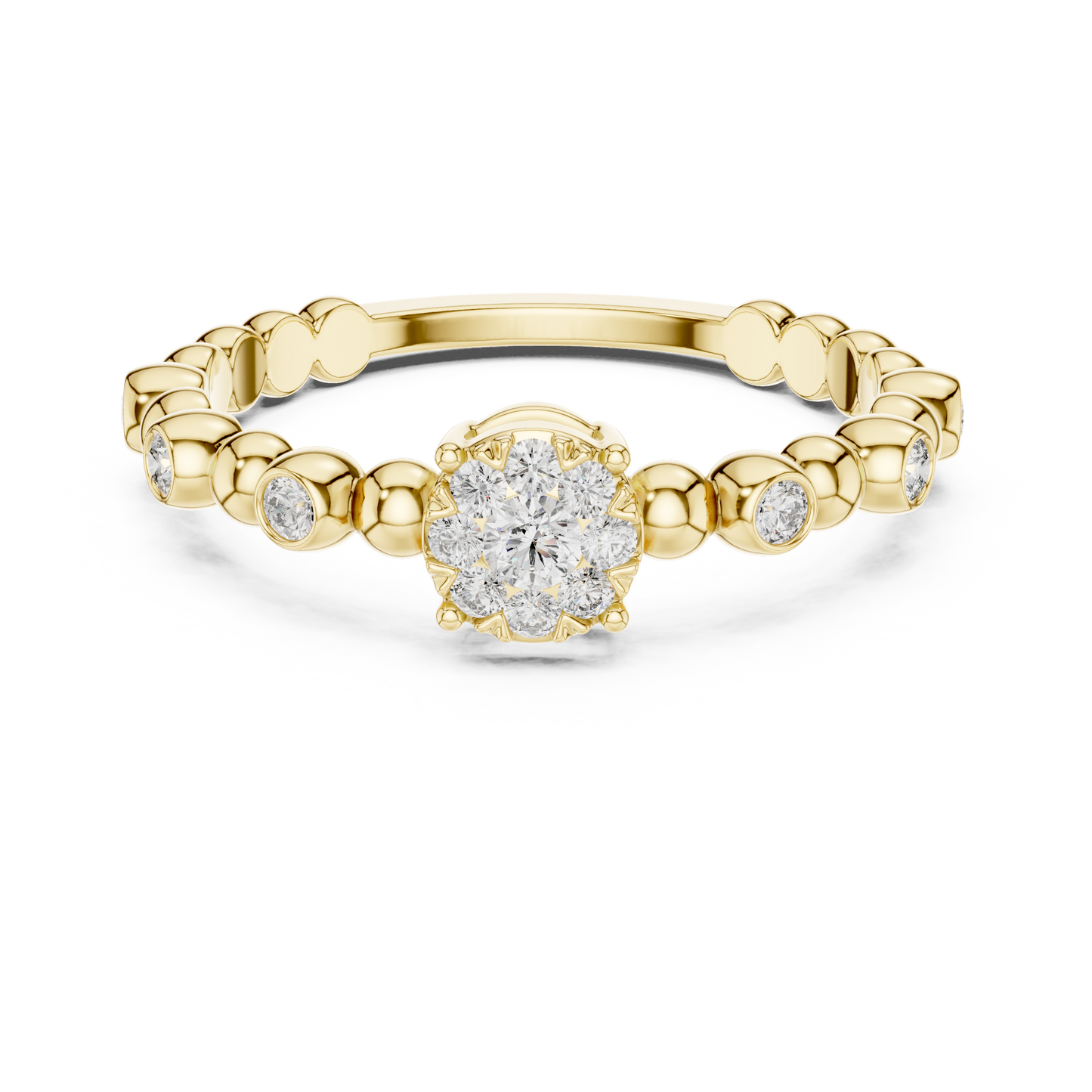 Starlit Crown Diamond Ring | Lab-Grown Diamond