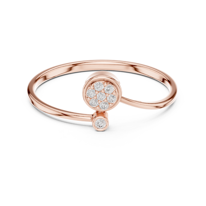 Lotus Style Diamond Ring | Symbol of Pure Elegance