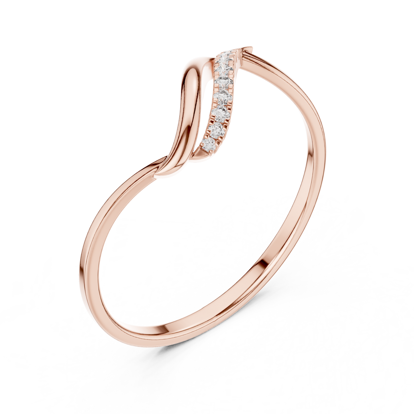 Intertwined Diamond Ring | Symbol of Eternal Connection