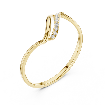 Intertwined Diamond Ring | Symbol of Eternal Connection