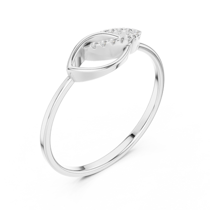 Eowen diamond ring featuring sparkling diamonds in a modern elegant design