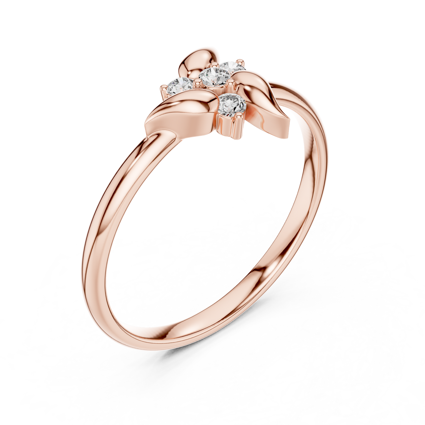 Vighnaharta Flower Ring | Elegant Floral Design for Women & Girls