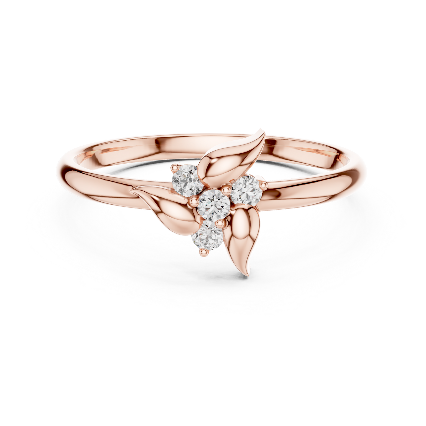 Vighnaharta Flower Ring | Elegant Floral Design for Women & Girls