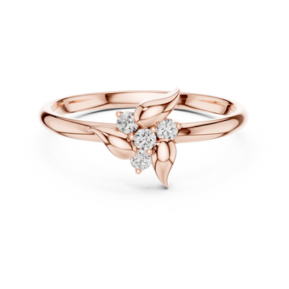 Vighnaharta Flower Ring | Elegant Floral Design for Women & Girls