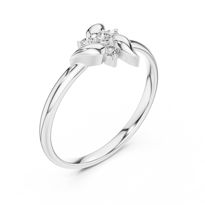 Vighnaharta Flower Ring | Elegant Floral Design for Women & Girls
