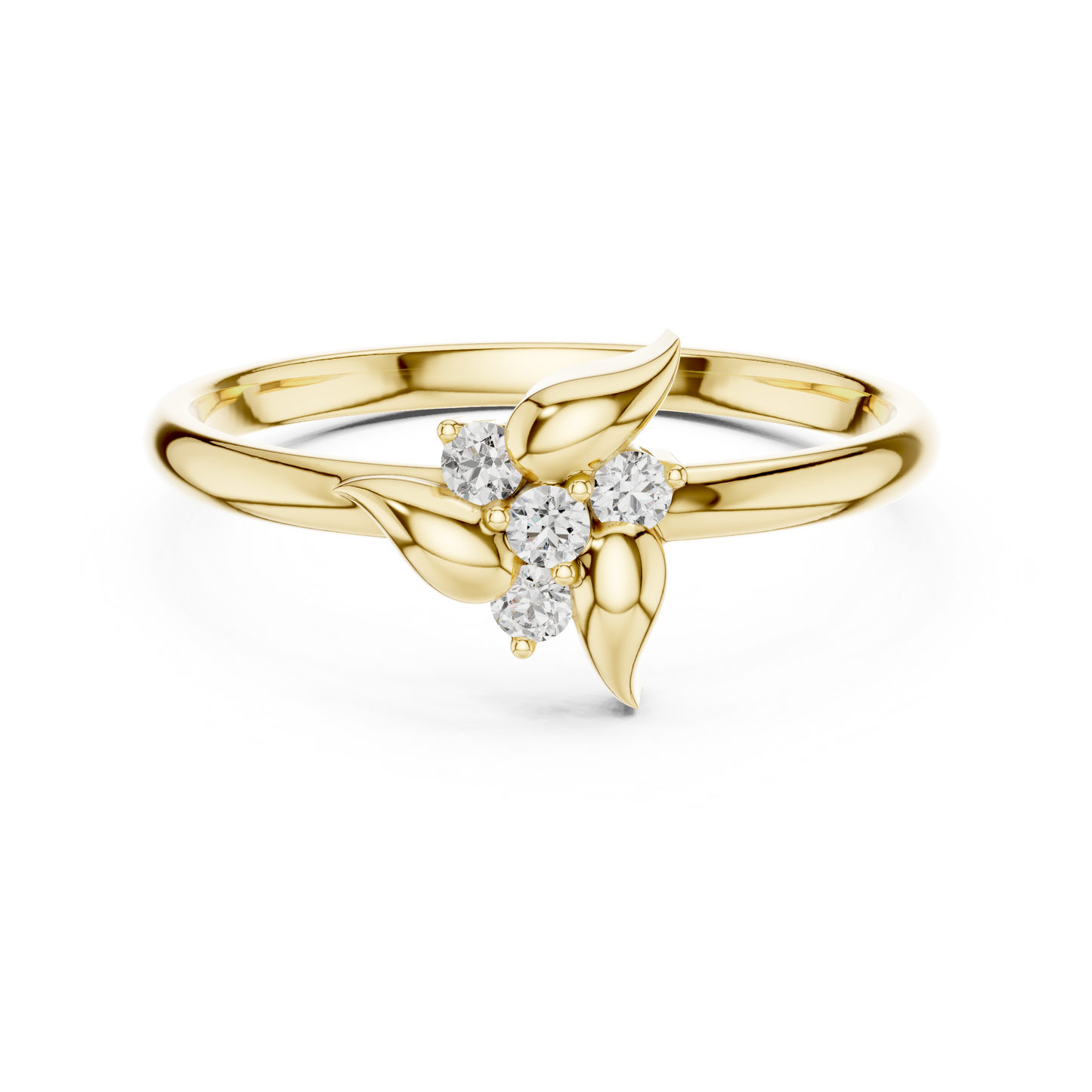 Vighnaharta Flower Ring | Elegant Floral Design for Women & Girls