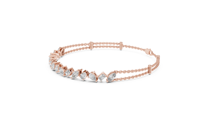 Multi-Shape Diamond Tennis Bracelet | Contemporary Luxe Brilliance