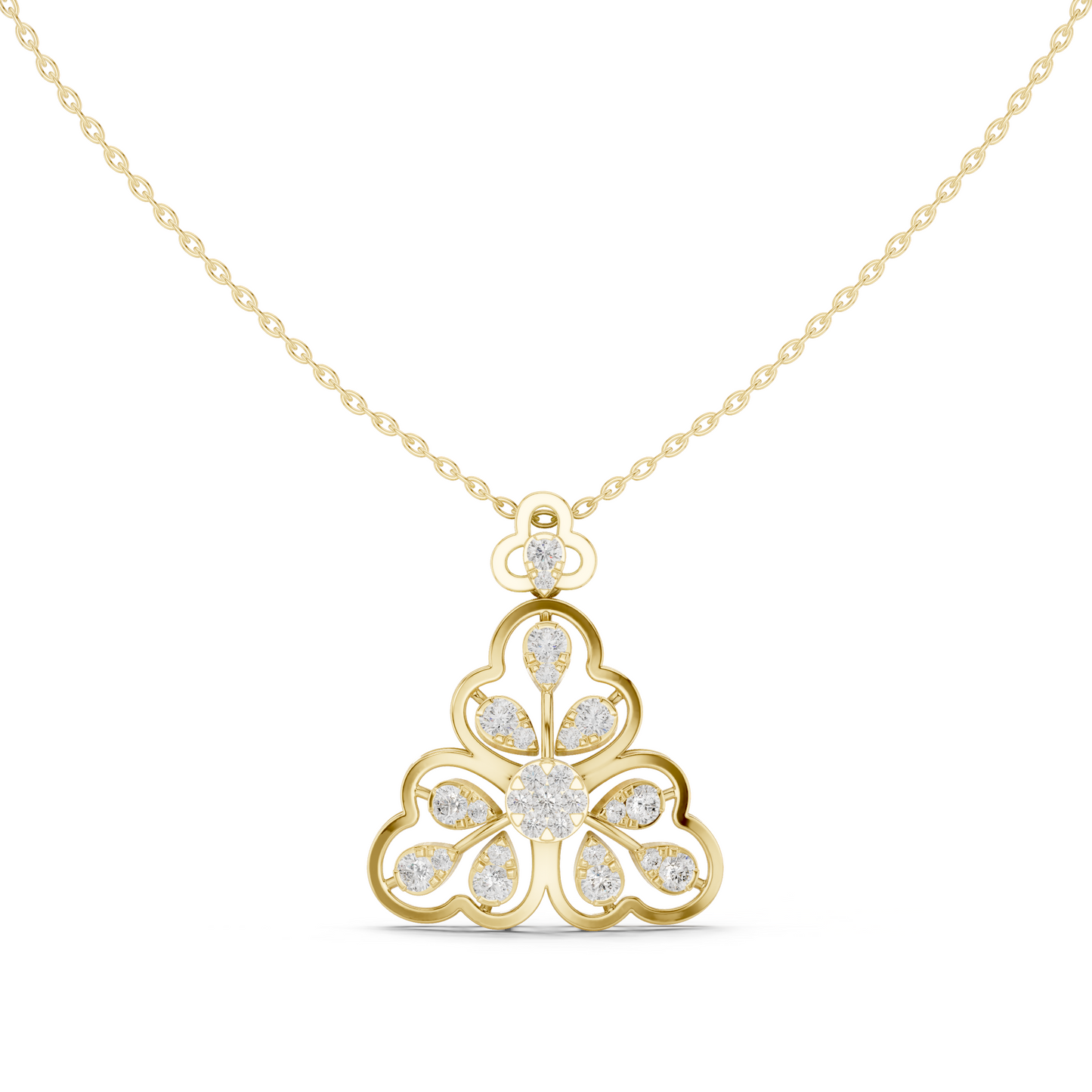 Floral Pendant Necklace | Elegant Flower-Inspired Jewelry