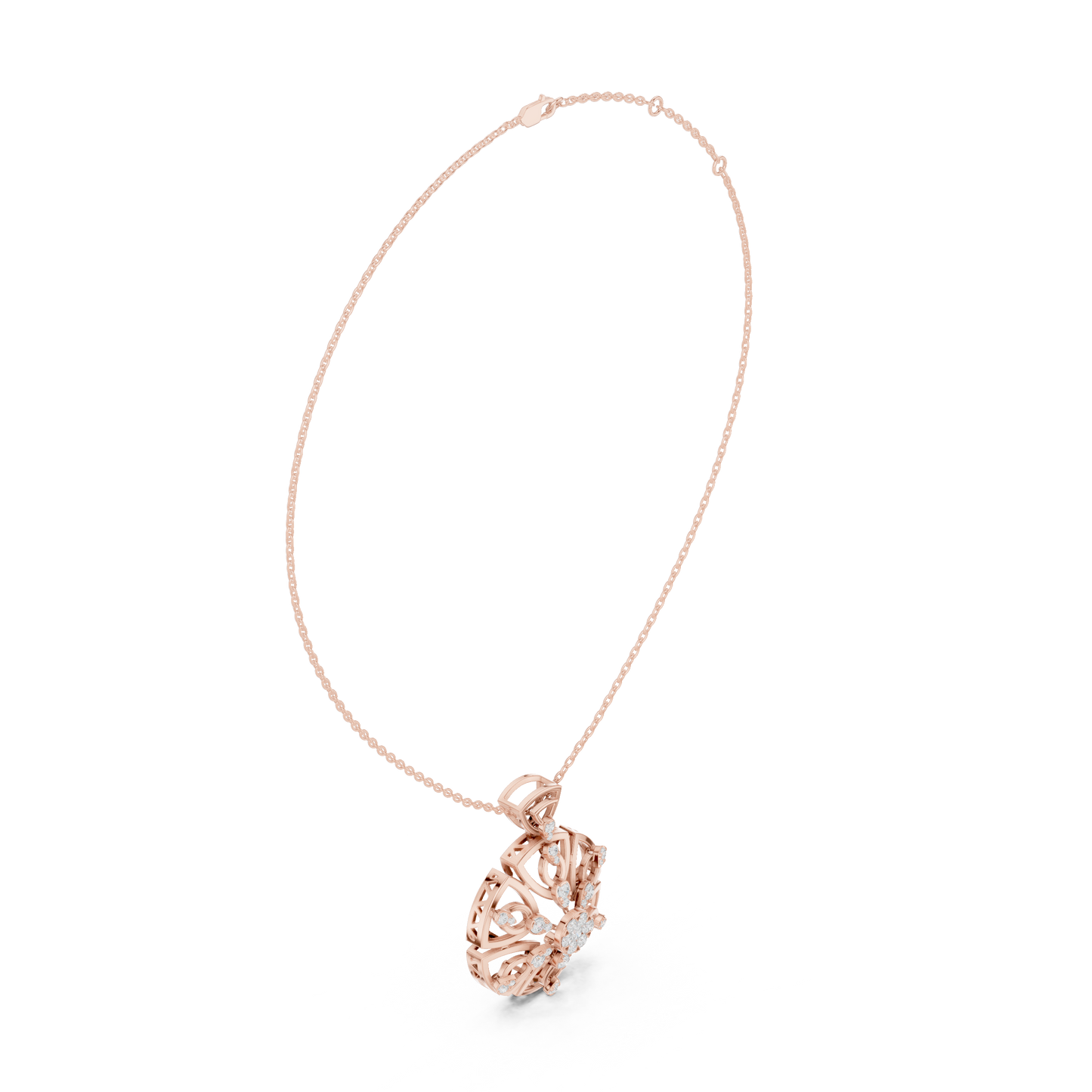 Diamond Snowflake Pendant Necklace | Lab-Grown Diamond