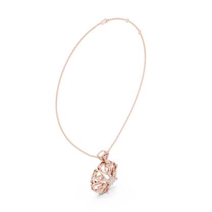 Diamond Snowflake Pendant Necklace | Lab-Grown Diamond