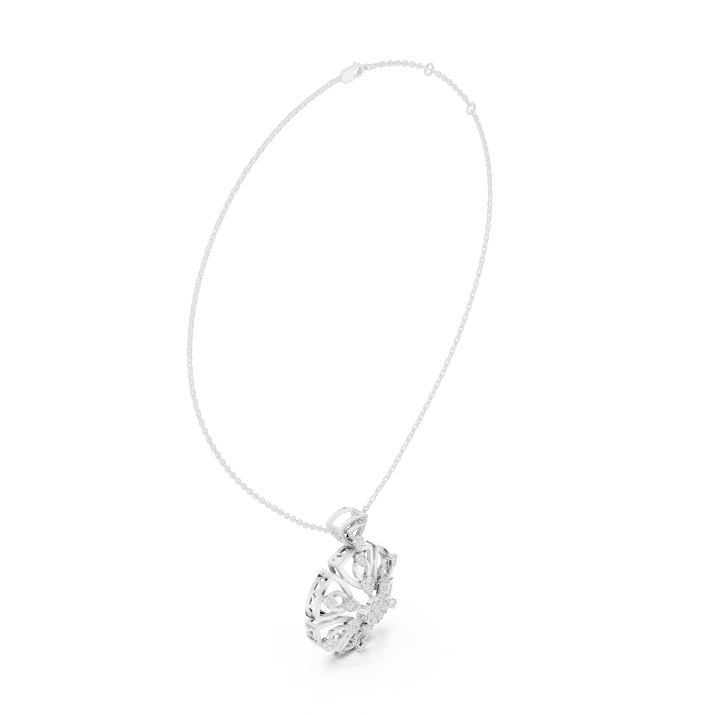 Diamond Snowflake Pendant Necklace | Lab-Grown Diamond