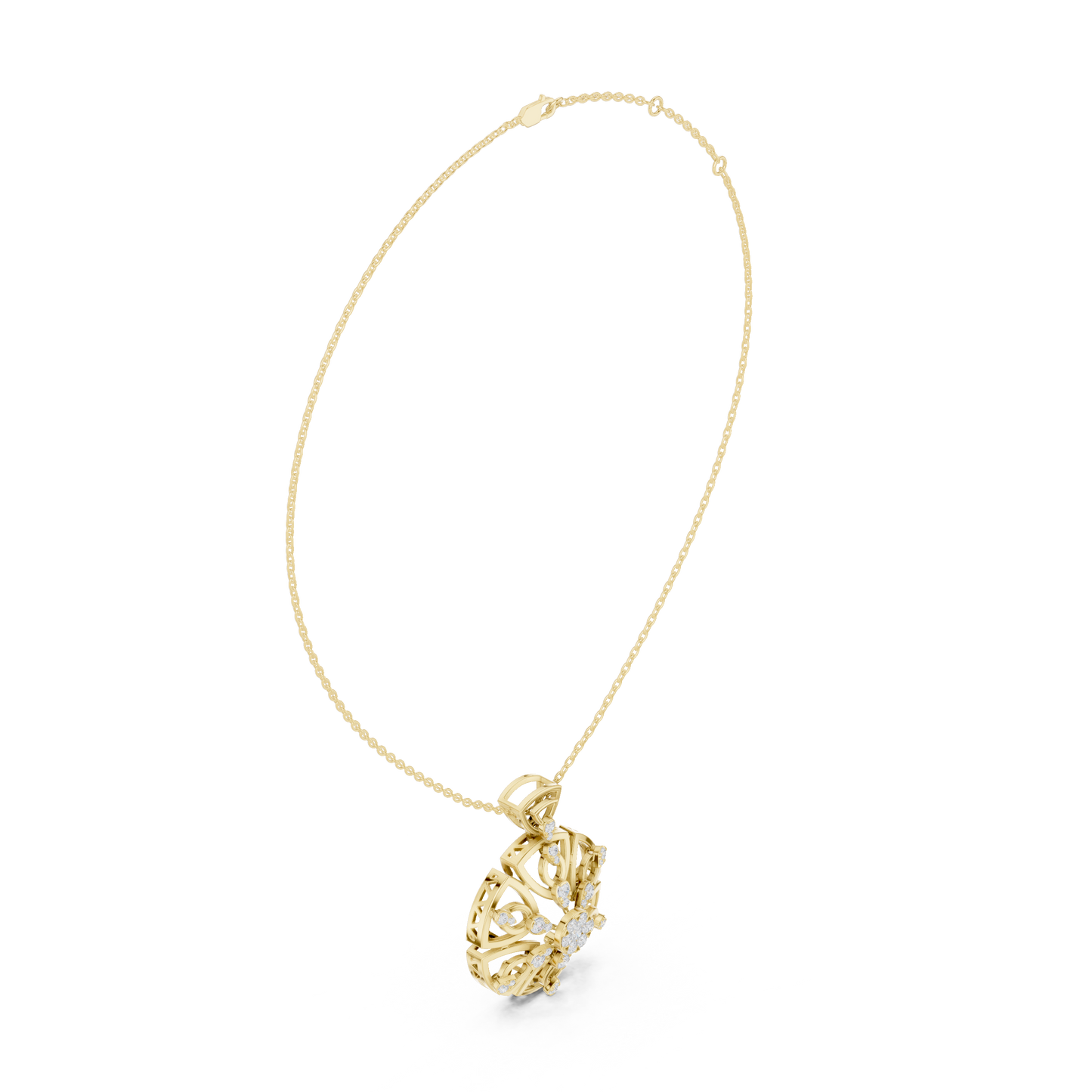 Diamond Snowflake Pendant Necklace | Lab-Grown Diamond