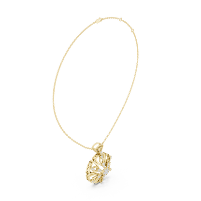 Diamond Snowflake Pendant Necklace | Lab-Grown Diamond