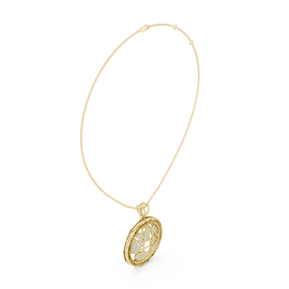 The World Is Yours Diamond Necklace | Luxury Statement Pendant