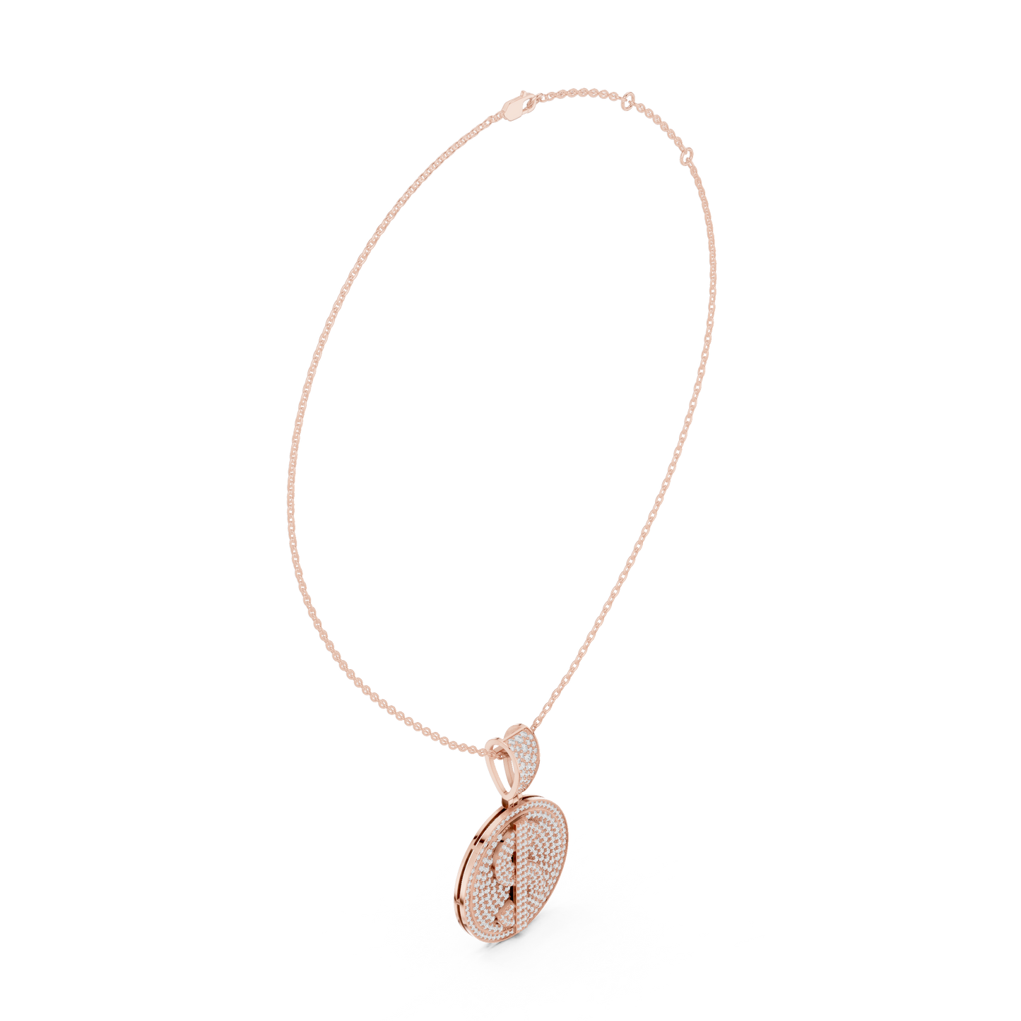 Men’s Dollar Sign Diamond Pendant