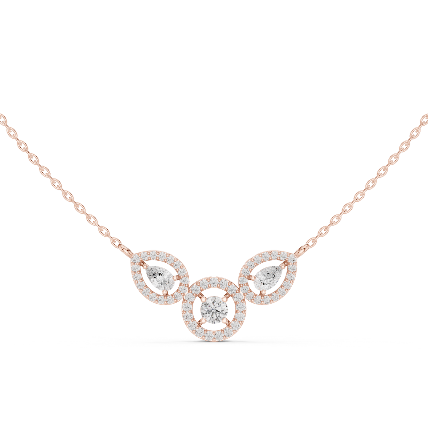 New Generation Fancy Diamond Necklace | Modern Luxury Design