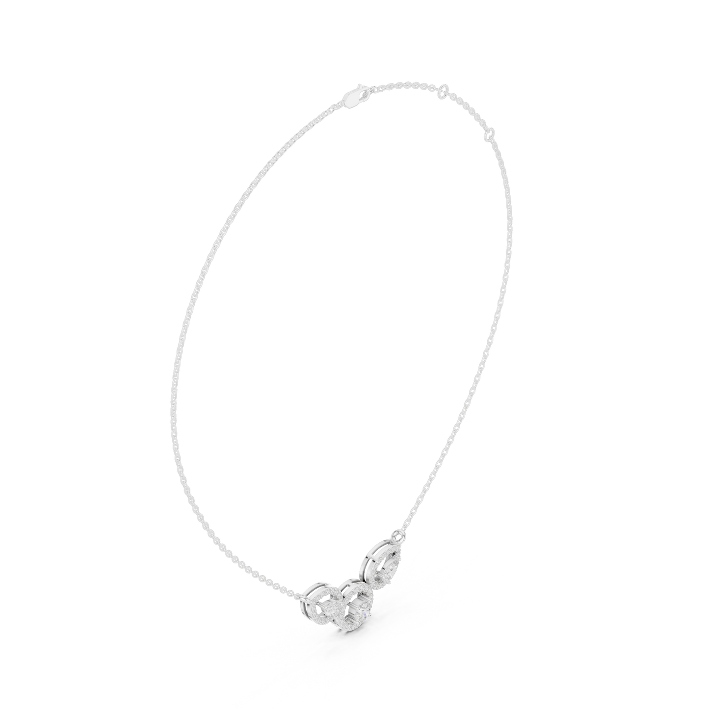 New Generation Fancy Diamond Necklace | Modern Luxury Design