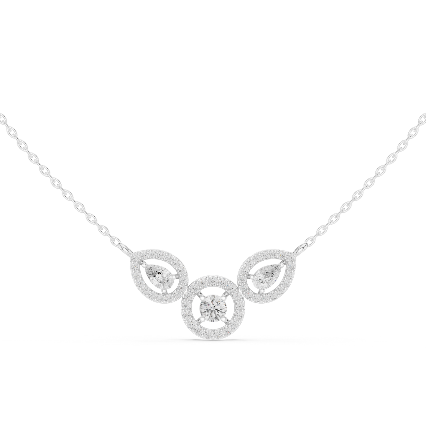 New Generation fancy diamond necklace featuring modern design with sparkling fancy-cut diamonds