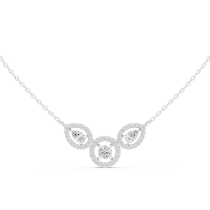 New Generation fancy diamond necklace featuring modern design with sparkling fancy-cut diamonds