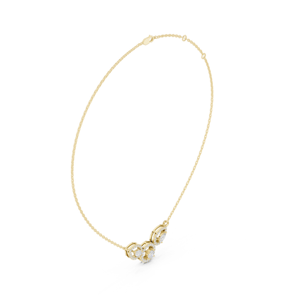 New Generation Fancy Diamond Necklace | Modern Luxury Design
