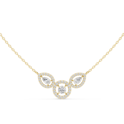 New Generation Fancy Diamond Necklace | Modern Luxury Design