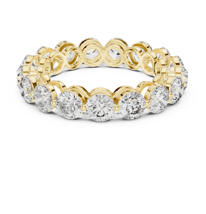 Full Diamond Eternity Band | Round Diamonds in Shared Prong Setting