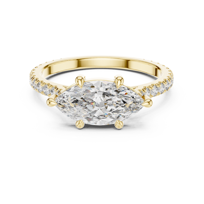 Emori Magnificent Marquise Lab-Grown Diamond Engagement Ring