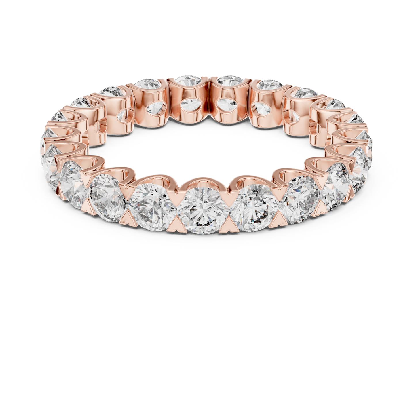 Lab-Grown Diamond Round Eternity Ring