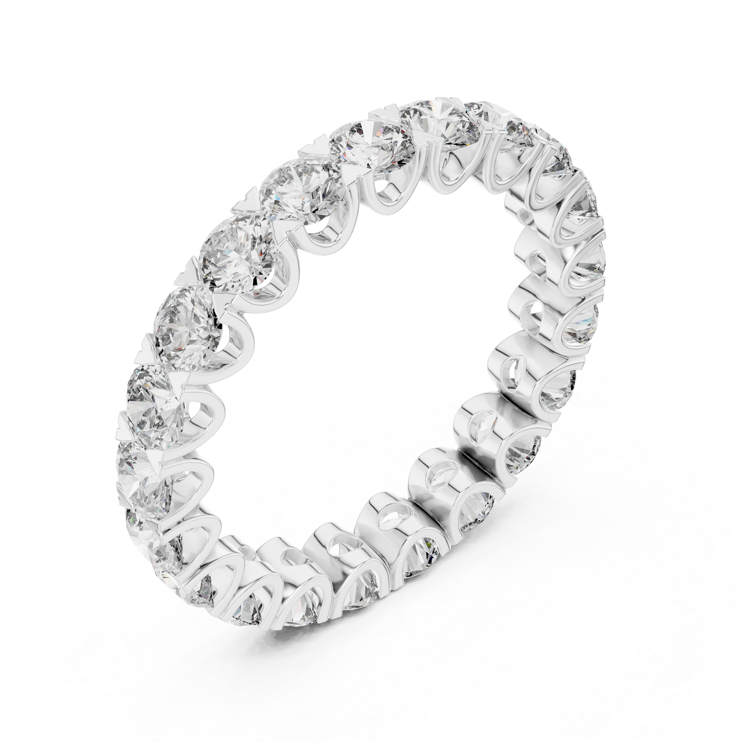 Lab-Grown Diamond Round Eternity Ring