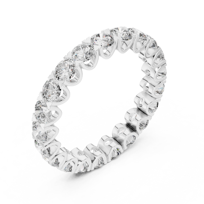 Lab-Grown Diamond Round Eternity Ring
