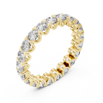 Lab-Grown Diamond Round Eternity Ring