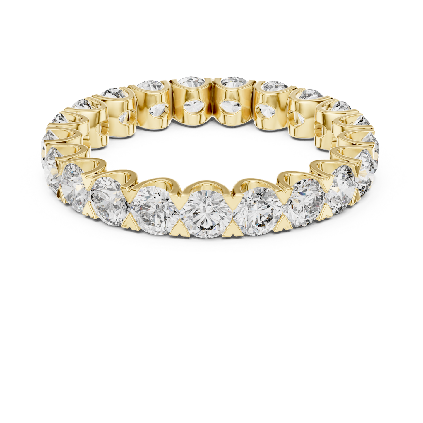Lab-Grown Diamond Round Eternity Ring