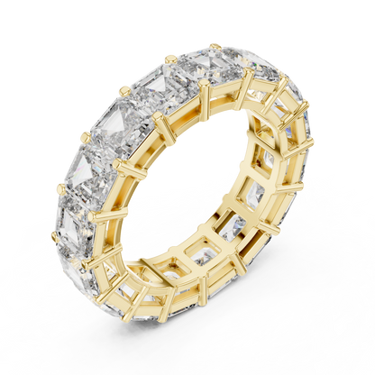 Asscher-Cut Lab-Grown Diamond Eternity Band