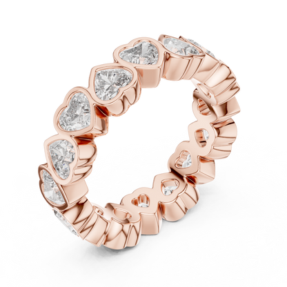 Heart-Shaped Diamond Heart Ring | Romantic Fine Jewelry