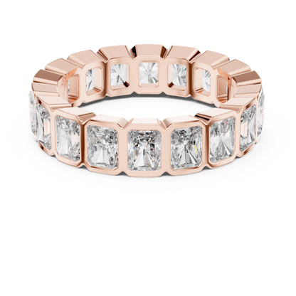 Bezel-Set Radiant Cut Diamond Eternity Band